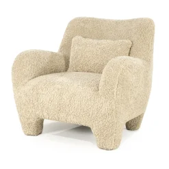 Eleonora Fauteuil Shaun Taupe Sheep