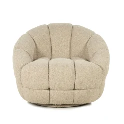 Eleonora Fauteuil Tina Beige Flou