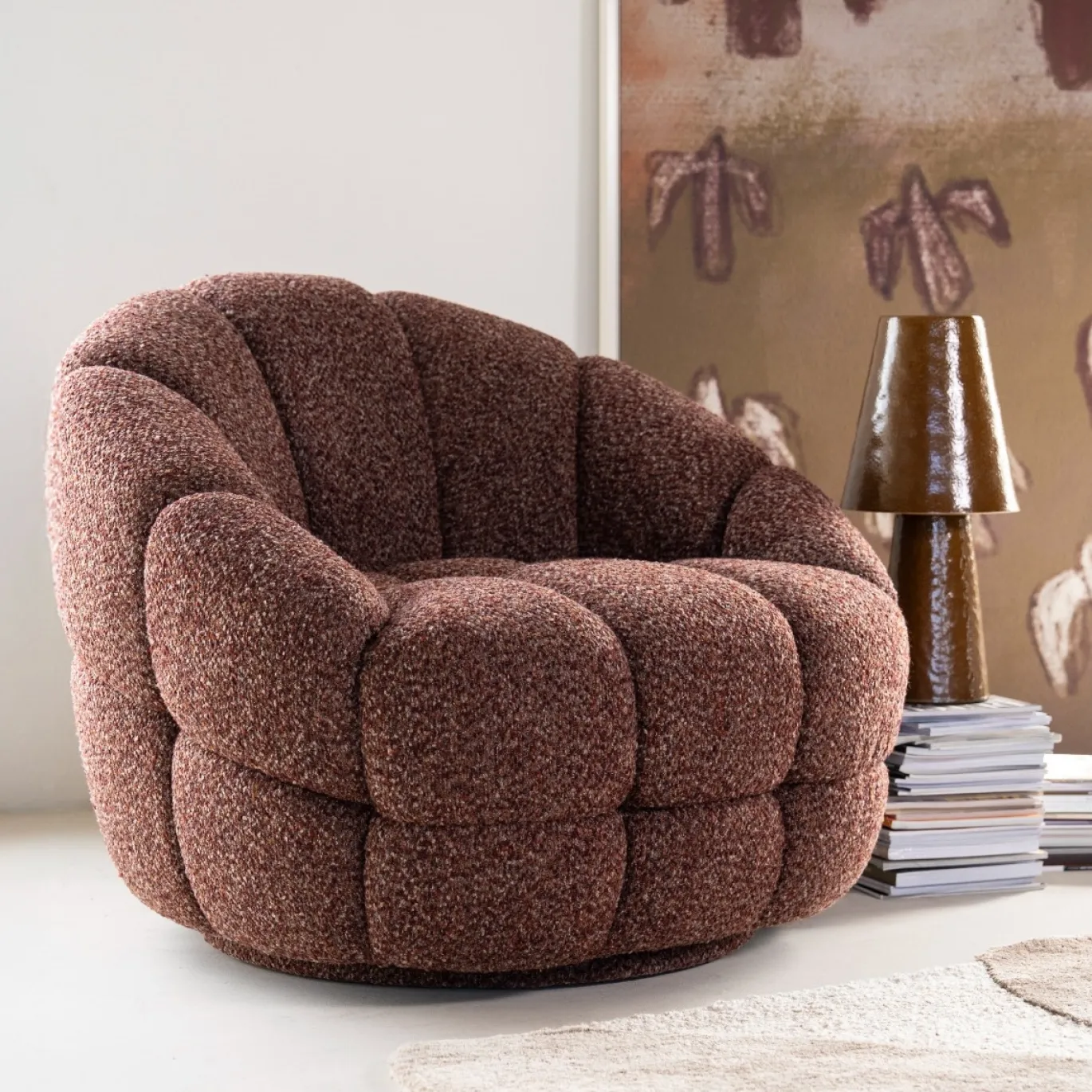 Eleonora Fauteuil Tina Rood Flou