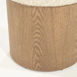 Eleonora Poef George Beige Flou