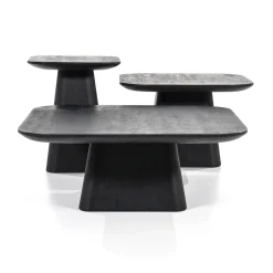 Eleonora Salontafel Aron Vierkant 80x80 Zwart