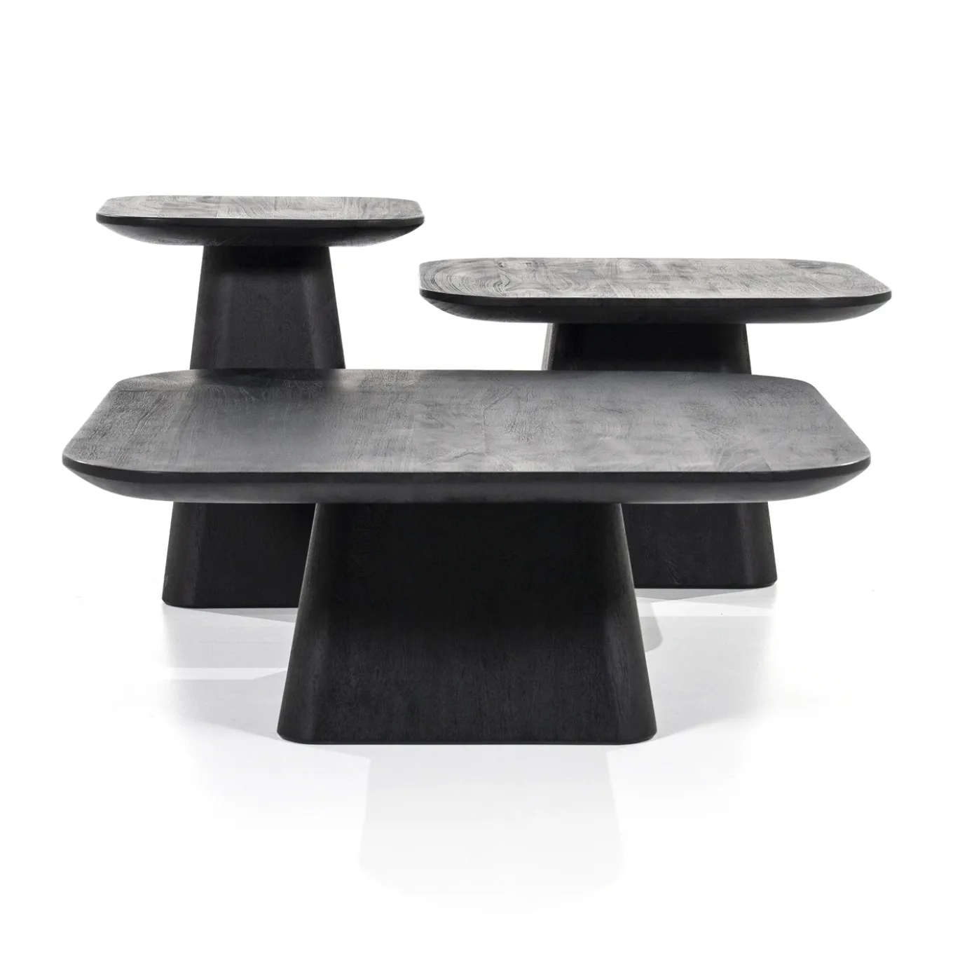 Eleonora Salontafel Aron Vierkant 80x80 Zwart