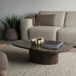 Eleonora Salontafel Bradley Marmer Bruin