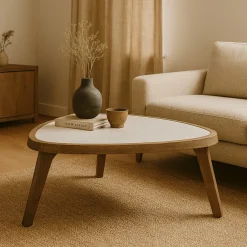 Eleonora Salontafel Fred Marmer/Bruin Large