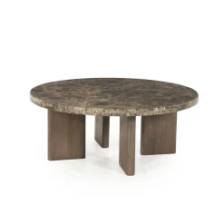 Eleonora Salontafel Lando Marmer Bruin Large