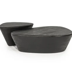 Eleonora Salontafel Mila 70x53x35cm Zwart