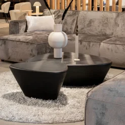 Eleonora Salontafel Mila 70x53x35cm Zwart