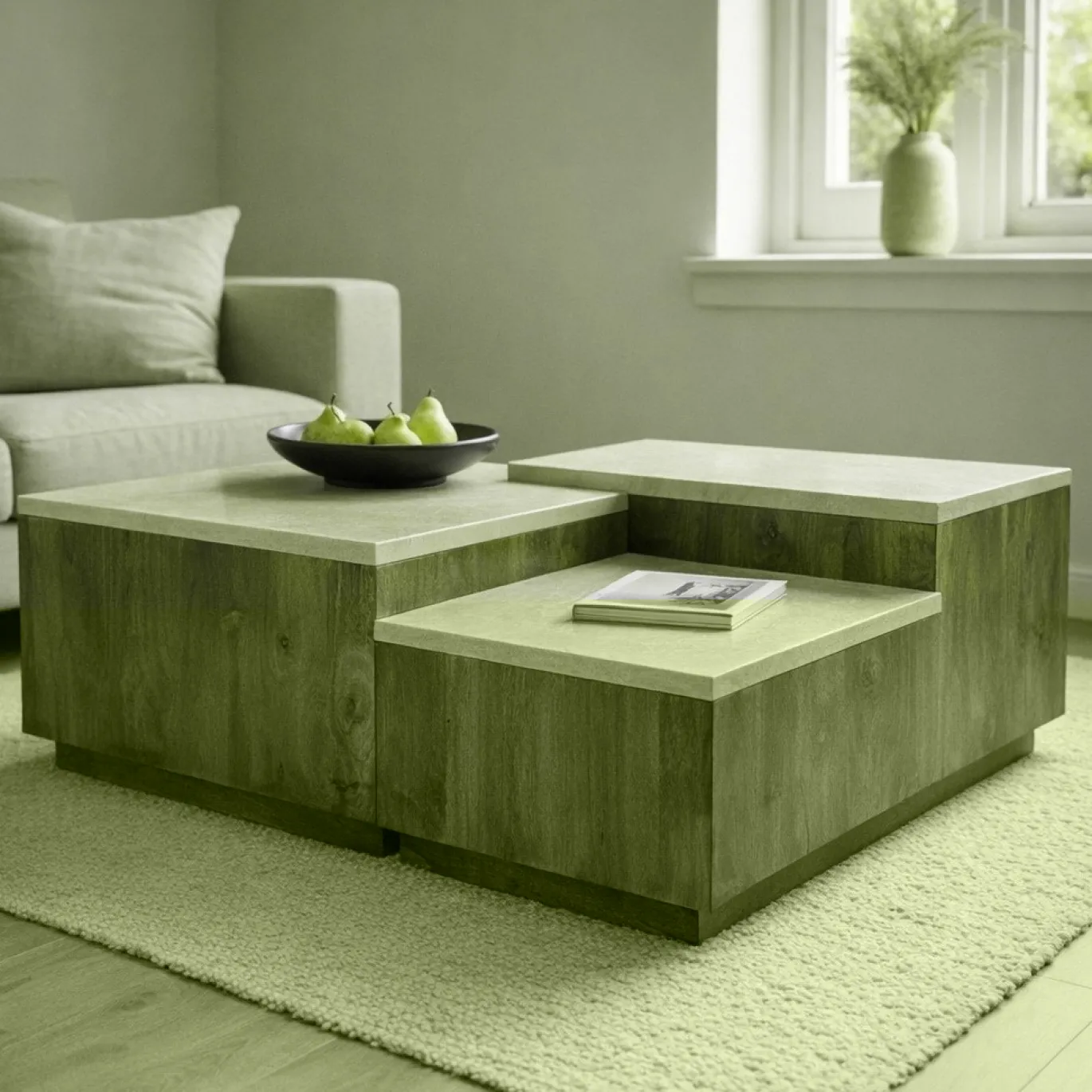 Eleonora Salontafel Quido Marmer/Bruin