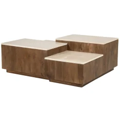Eleonora Salontafel Quido Marmer/Bruin