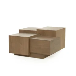 Eleonora Salontafel Quinten Vierkant Bruin