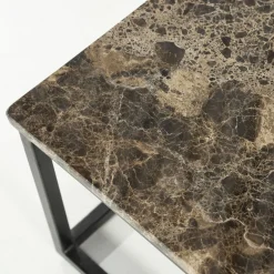 Eleonora Salontafel Rico Vierkant Marmer Bruin