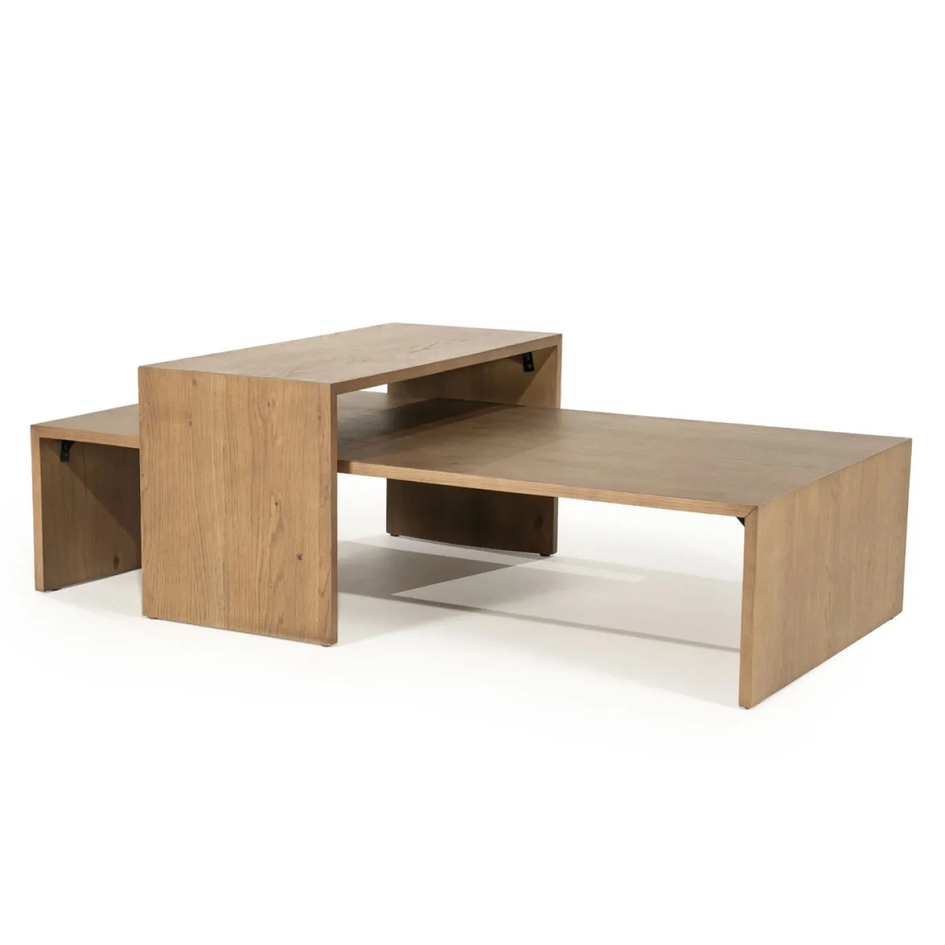 Eleonora Salontafel Set Flo Lichtbruin