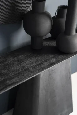 Eleonora Sidetable Aron 180x40 Zwart