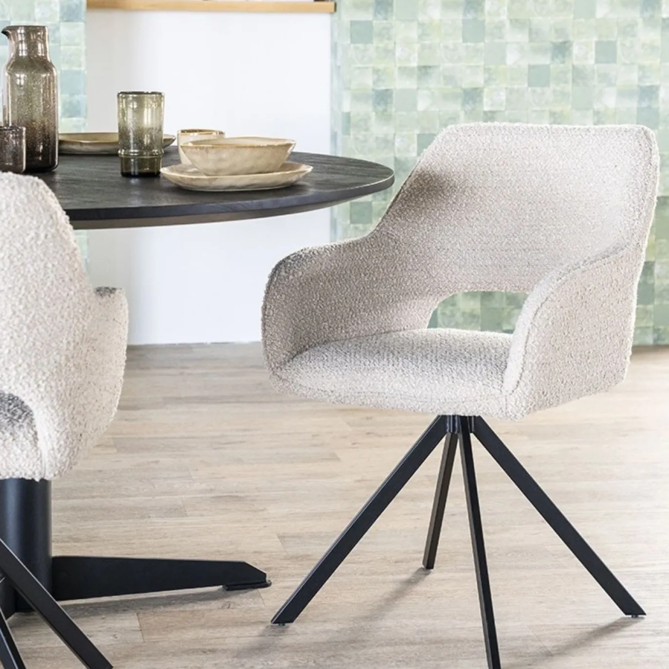 Eleonora Stoel Fabio Beige Spark