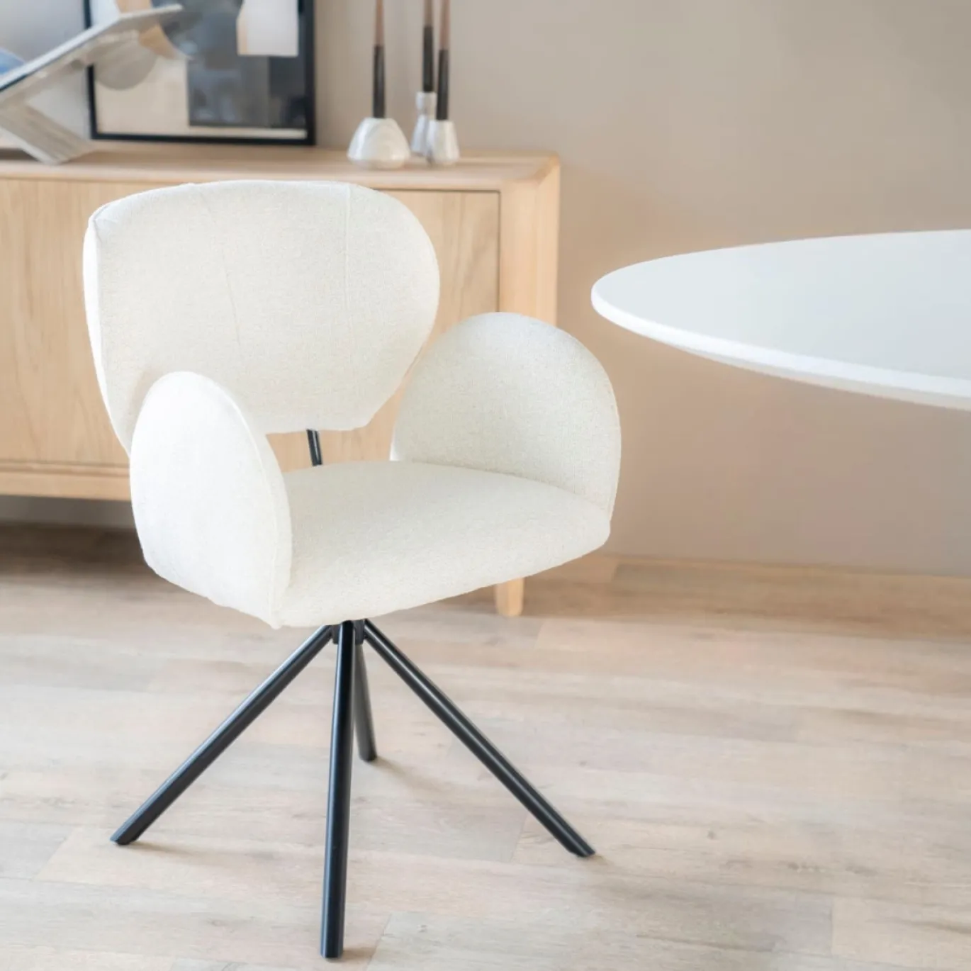 Eleonora Stoel Rosalin Beige Moon