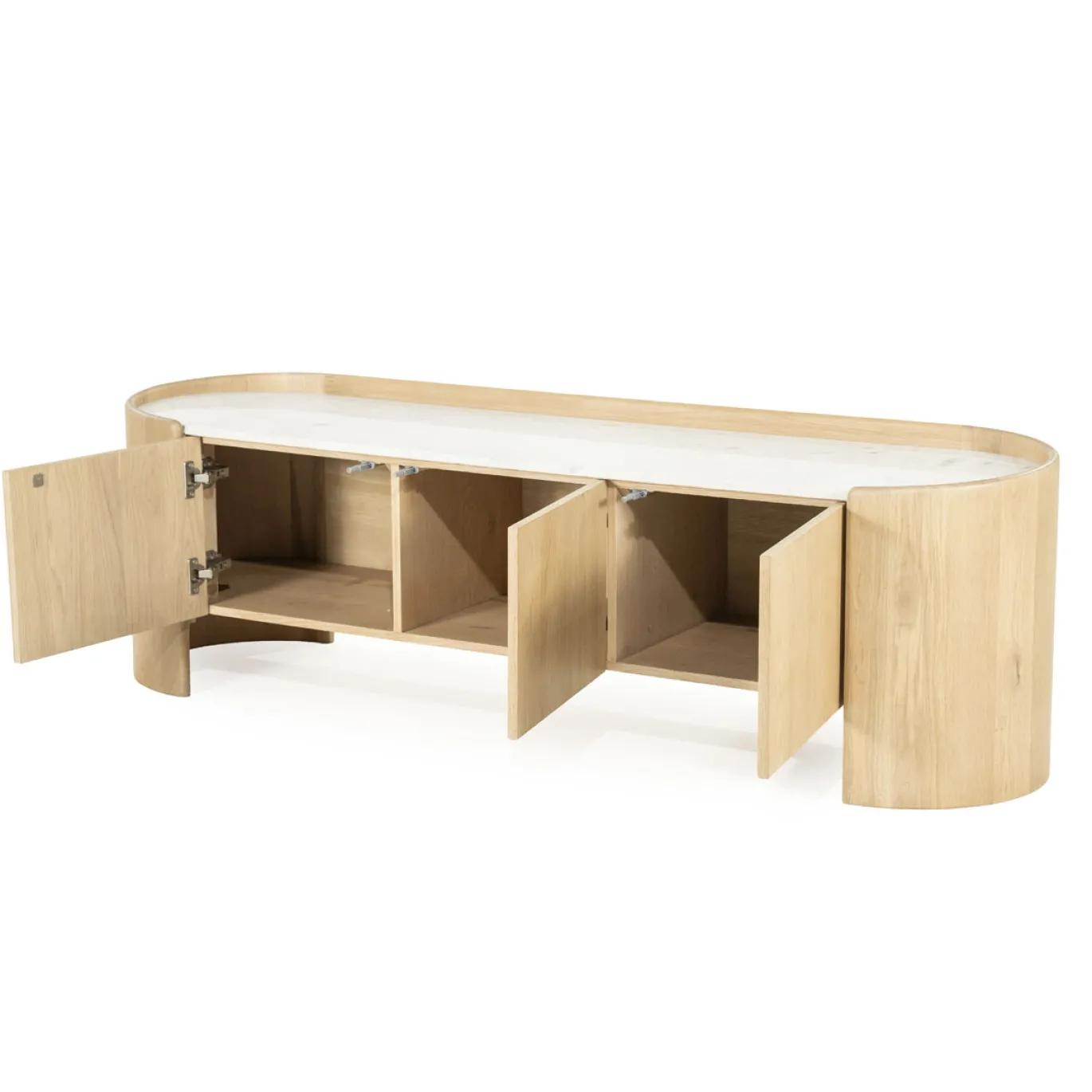 Eleonora Tv-meubel Don Marmer/Naturel 160cm