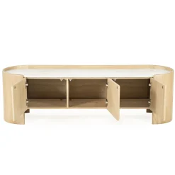 Eleonora Tv-meubel Don Marmer/Naturel 160cm