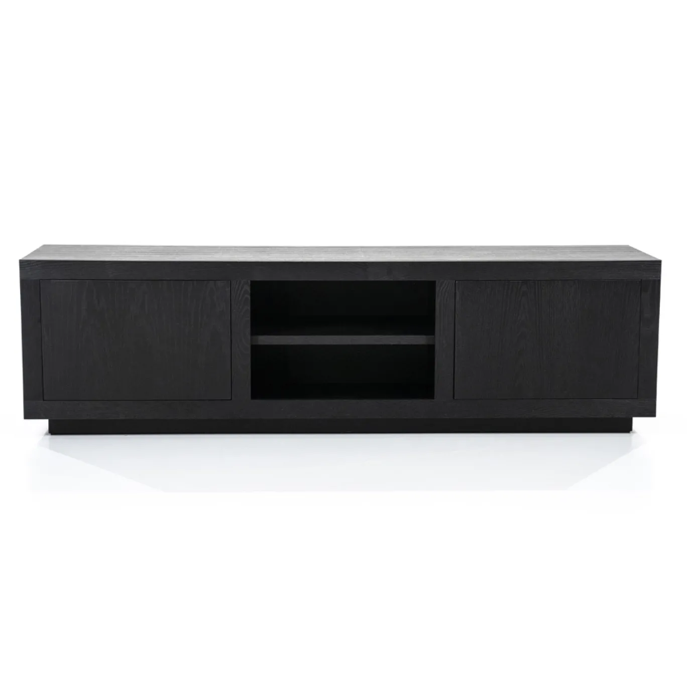 Eleonora Tv-meubel Helsinki Zwart 160 cm 2-deurs