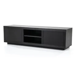 Eleonora Tv-meubel Helsinki Zwart 160 cm 2-deurs