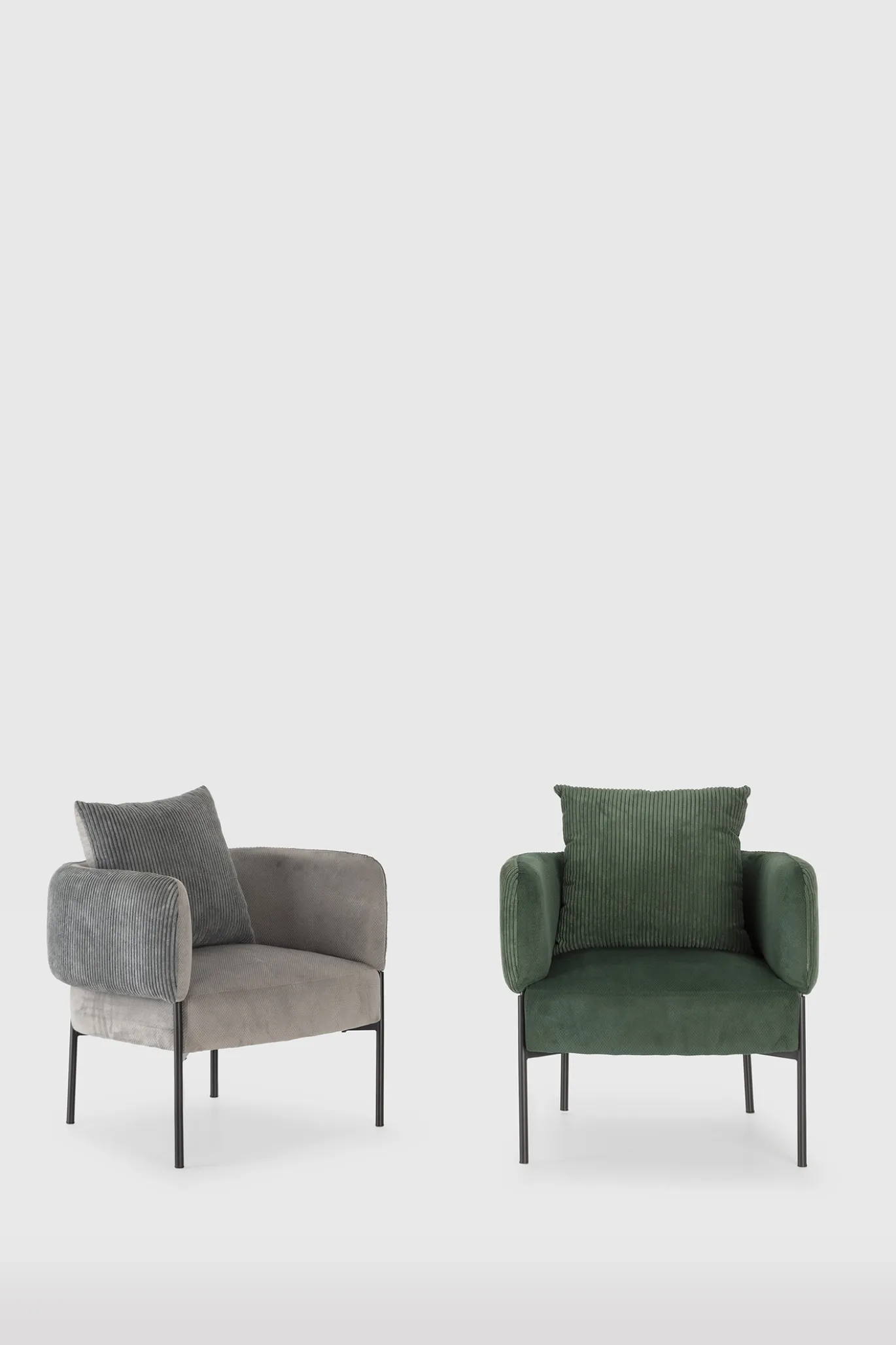 Fauteuil Aruni Lichtgrijs - Giga Meubel