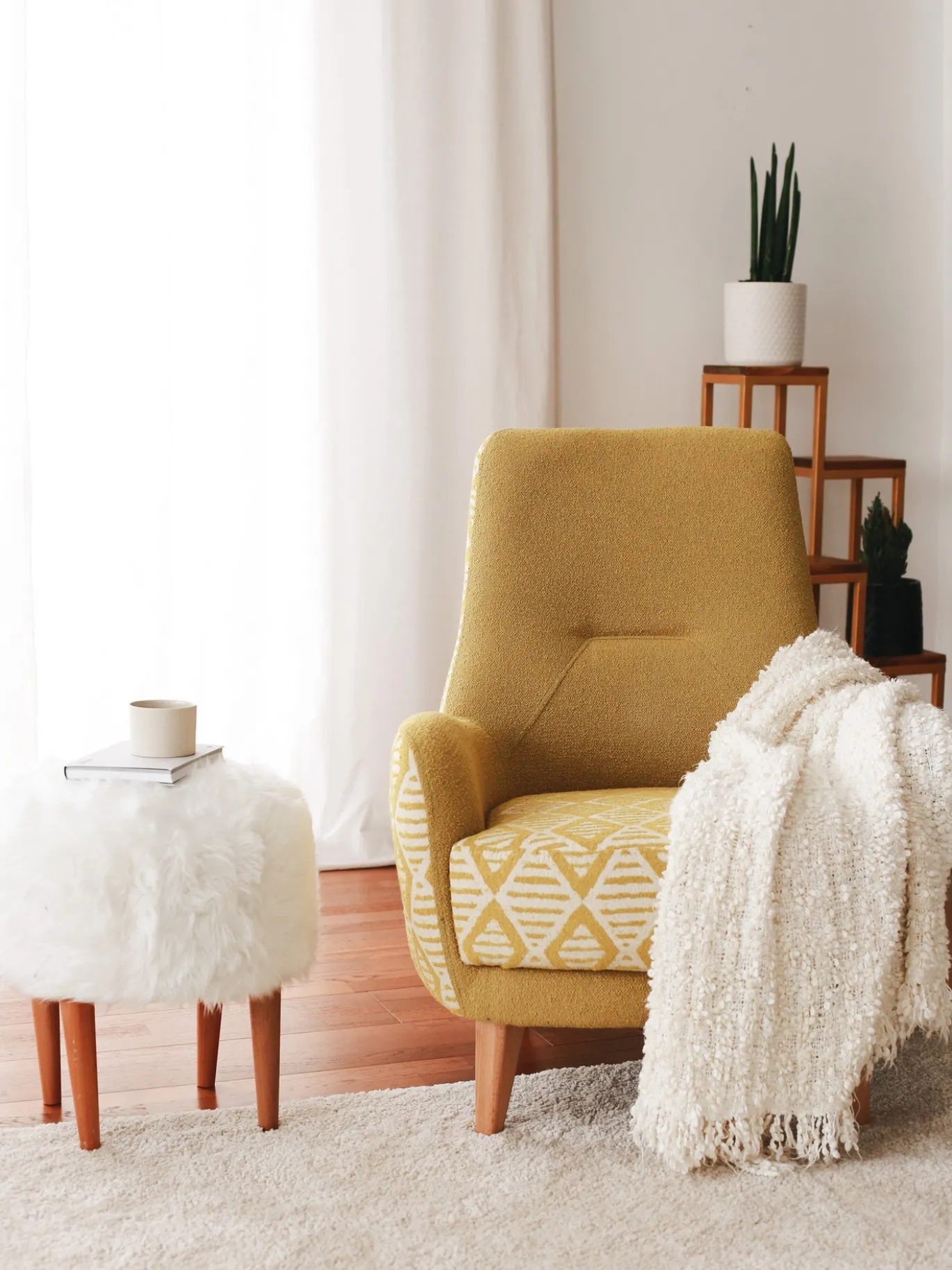 Fauteuil Aztek Teddy Geel