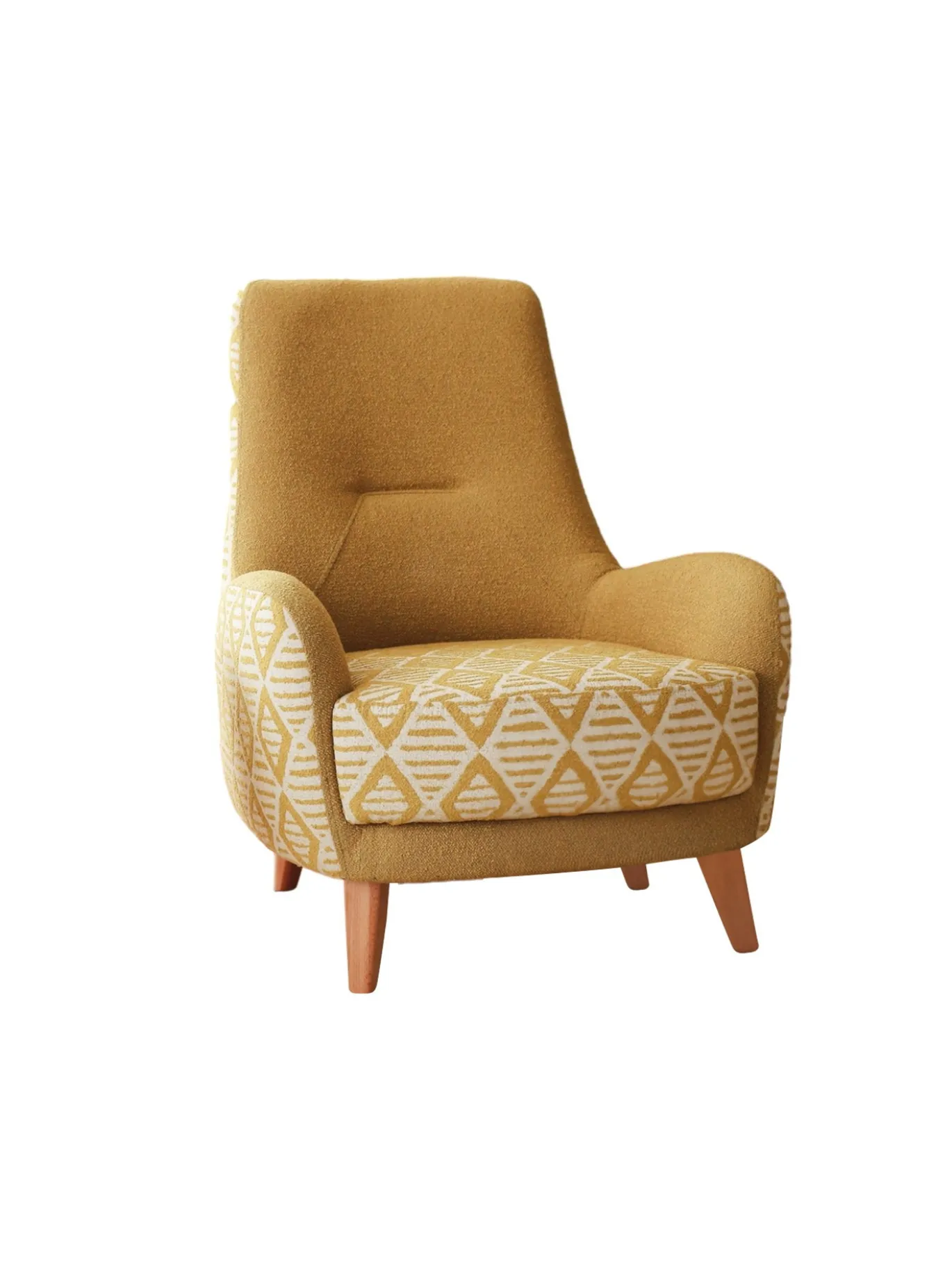 Fauteuil Aztek Teddy Geel