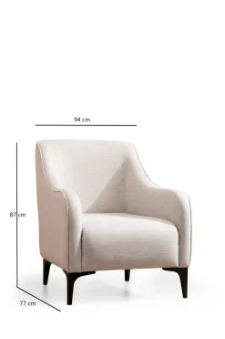 Fauteuil Belissimo Off White