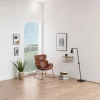 Fauteuil Bjorli Brandy Pu Vintage/Zwart - Giga Living