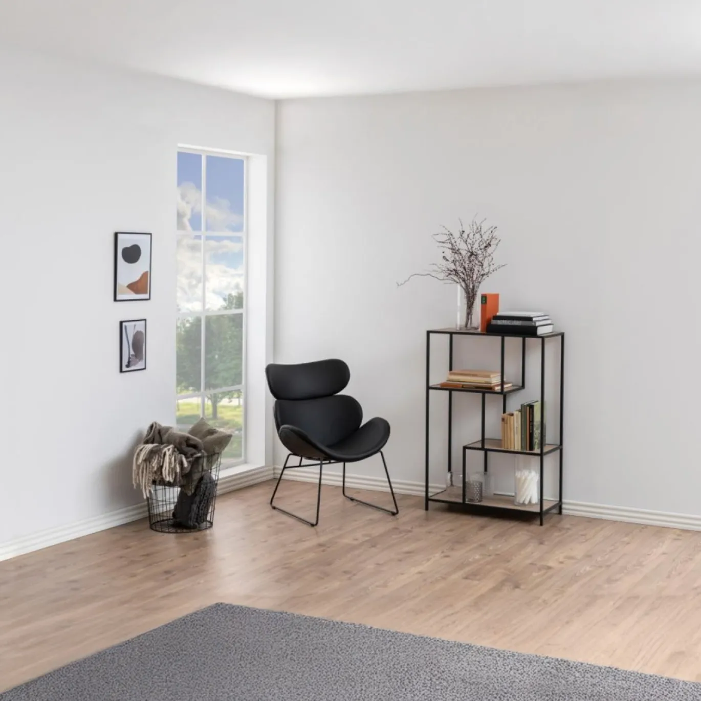 Fauteuil Bjorli Zwart - Giga Living