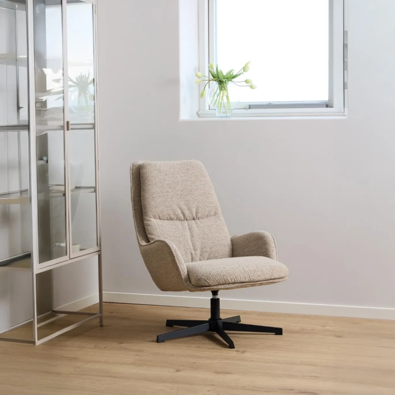 Fauteuil Borson Beige Monza - Giga Living