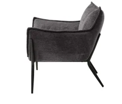 Fauteuil Calgary Stof Donkergrijs - Giga Living