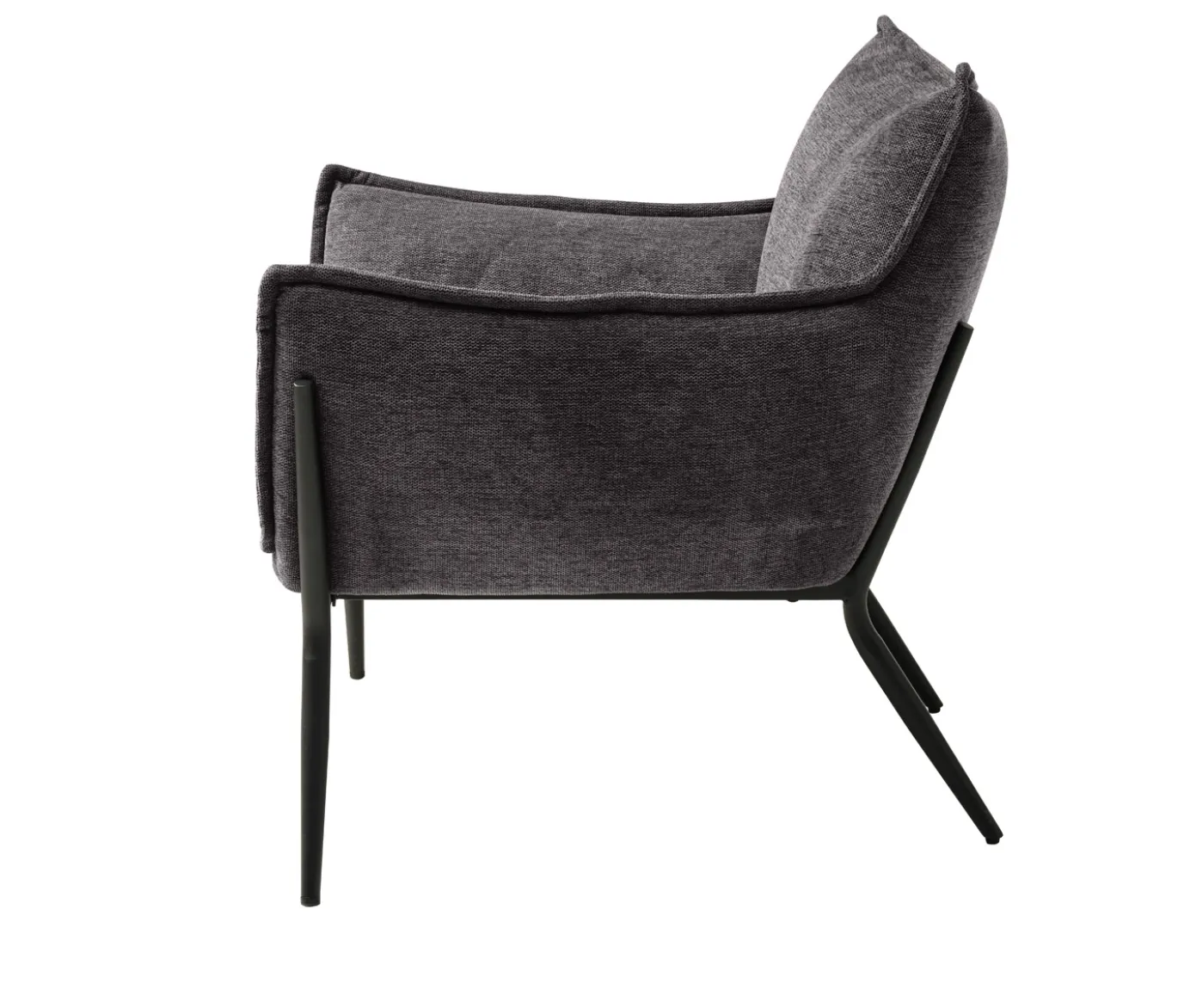 Fauteuil Calgary Stof Donkergrijs - Giga Living