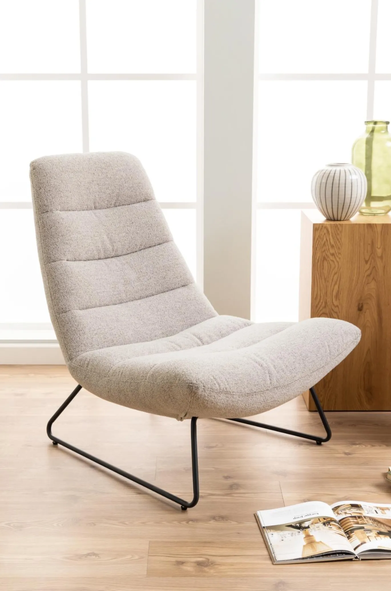Fauteuil Carthew Beige - Giga Living