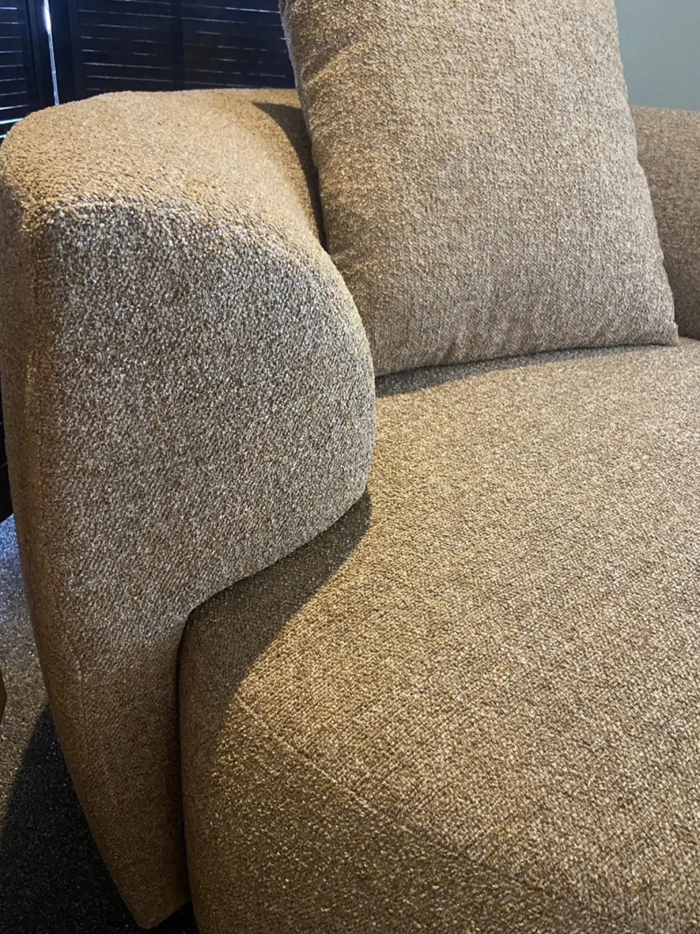 Fauteuil Chubby Swing Mosterd