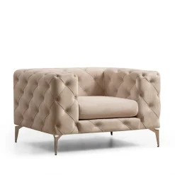 Fauteuil Como Ecru