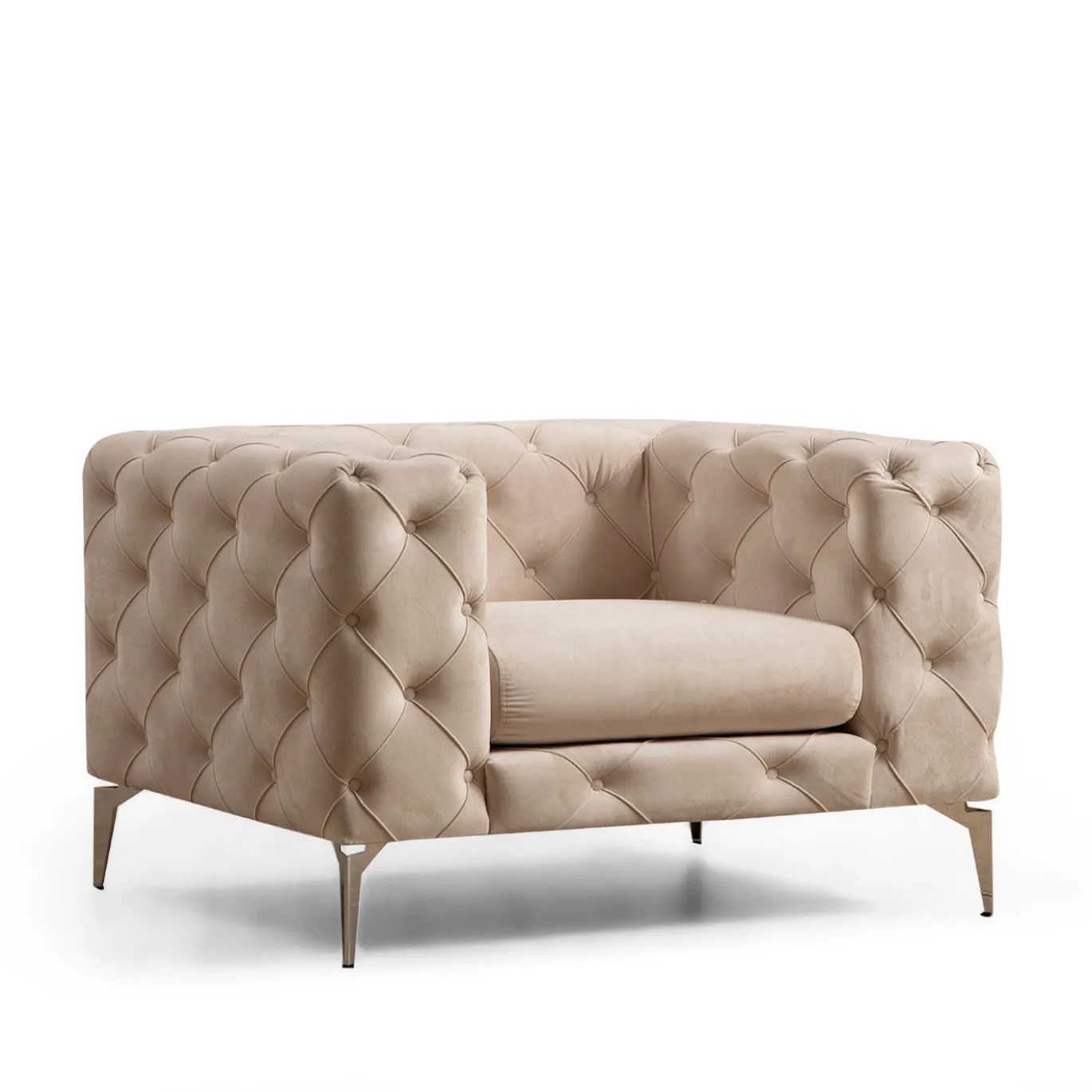 Fauteuil Como Ecru