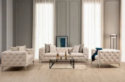 Fauteuil Como Ecru