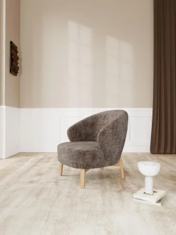 Fauteuil Darius Juto Bruin - Giga Living