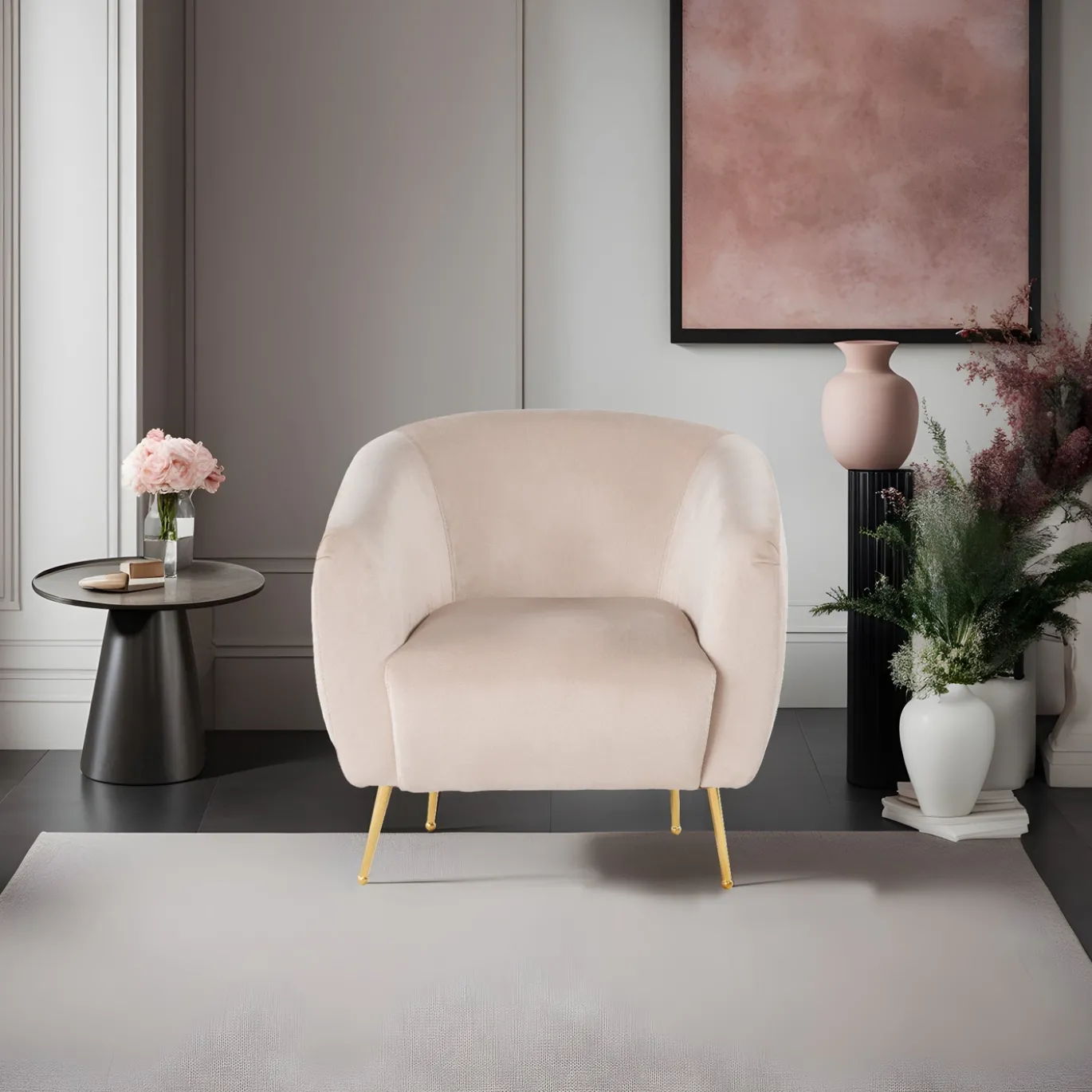 Fauteuil Eses Beige