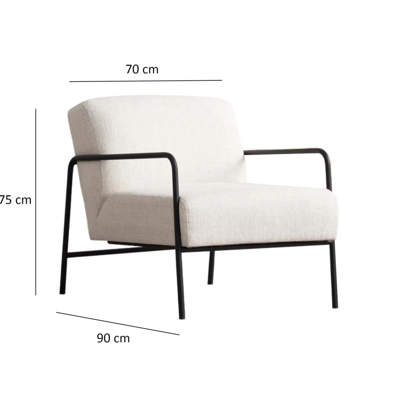 Fauteuil Eti Wit