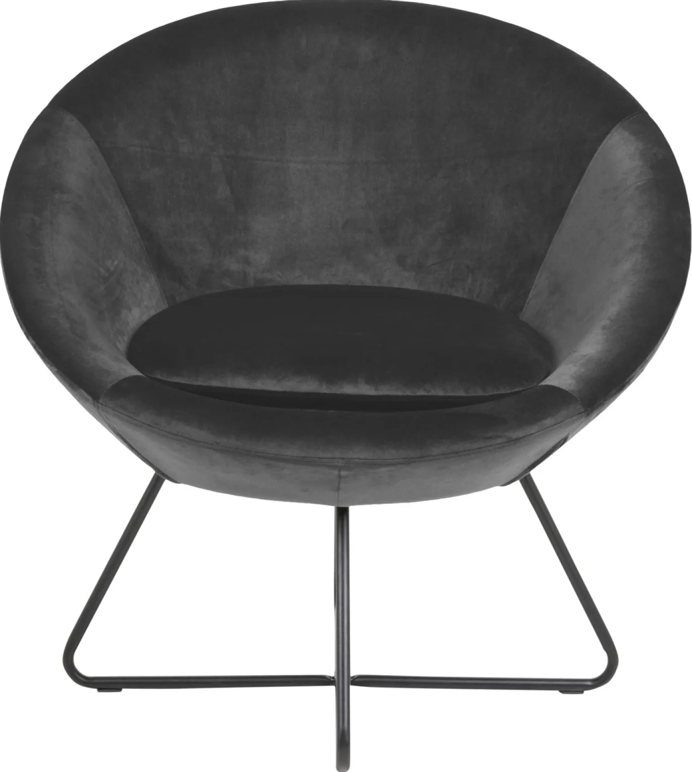 Fauteuil Eva Donkergrijs - Giga Living