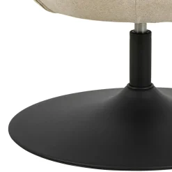 Fauteuil Eva Draaibaar Beige - Giga Living