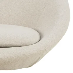 Fauteuil Eva Draaibaar Beige - Giga Living
