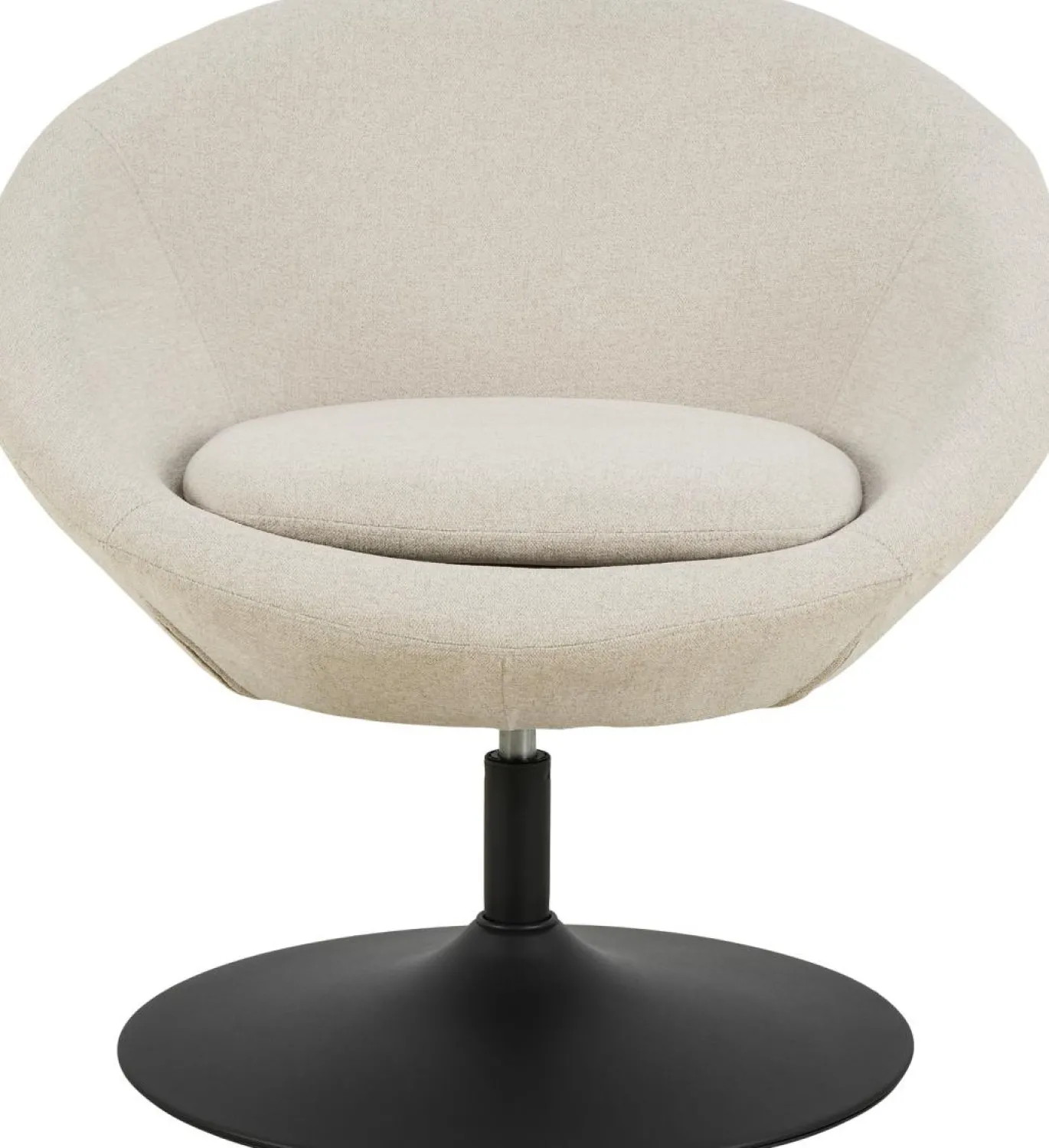 Fauteuil Eva Draaibaar Beige - Giga Living