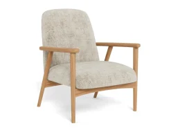 Fauteuil Fraser Met Armleuning Juto Beige 84cm - Giga Living