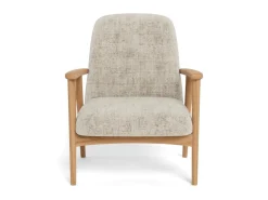 Fauteuil Fraser Met Armleuning Juto Beige 84cm - Giga Living