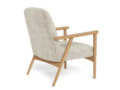 Fauteuil Fraser Met Armleuning Juto Beige 84cm - Giga Living