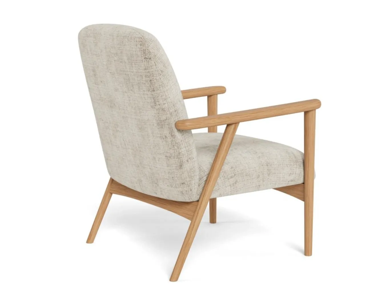 Fauteuil Fraser Met Armleuning Juto Beige 84cm - Giga Living