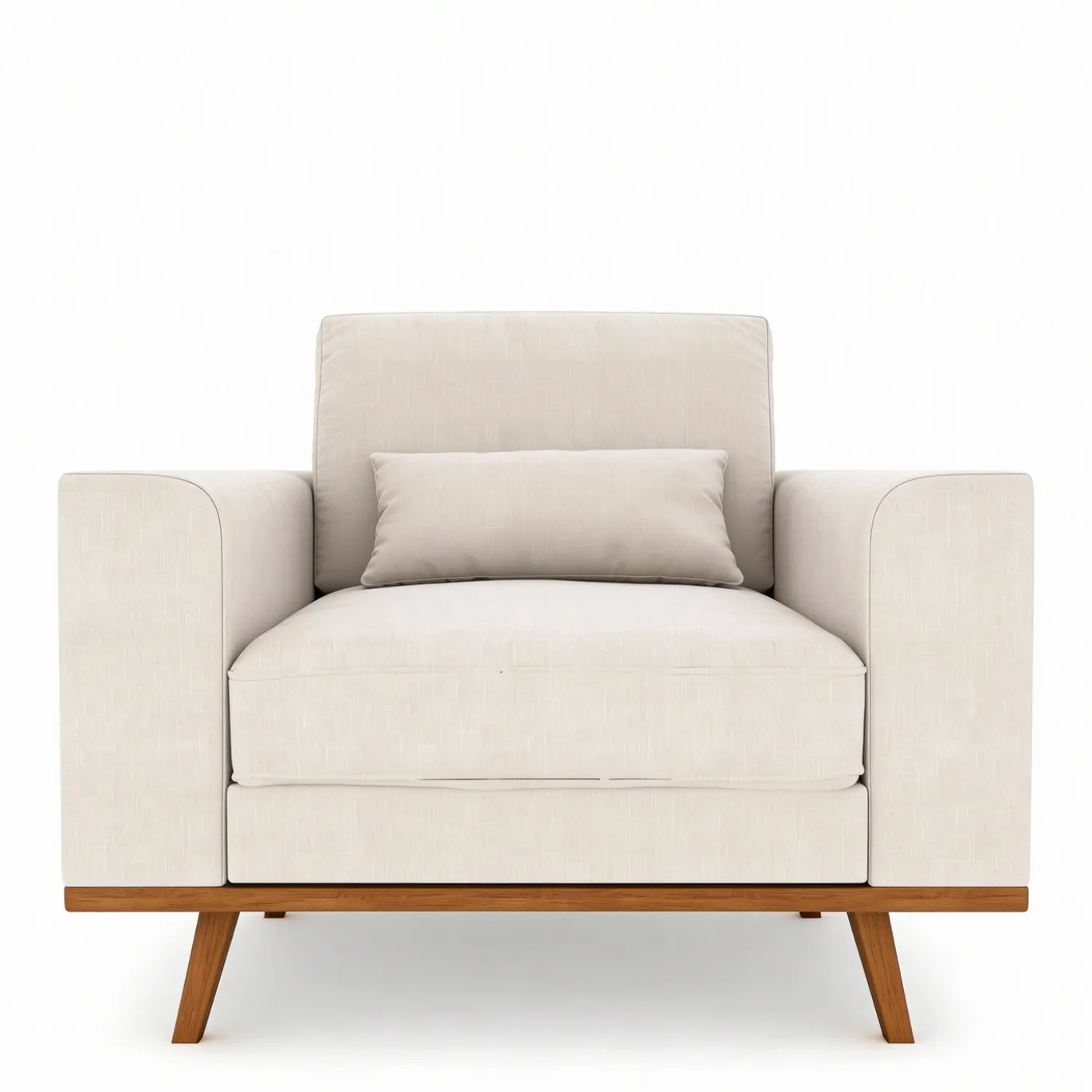 Fauteuil Grande Japandi Beige - Giga Meubel