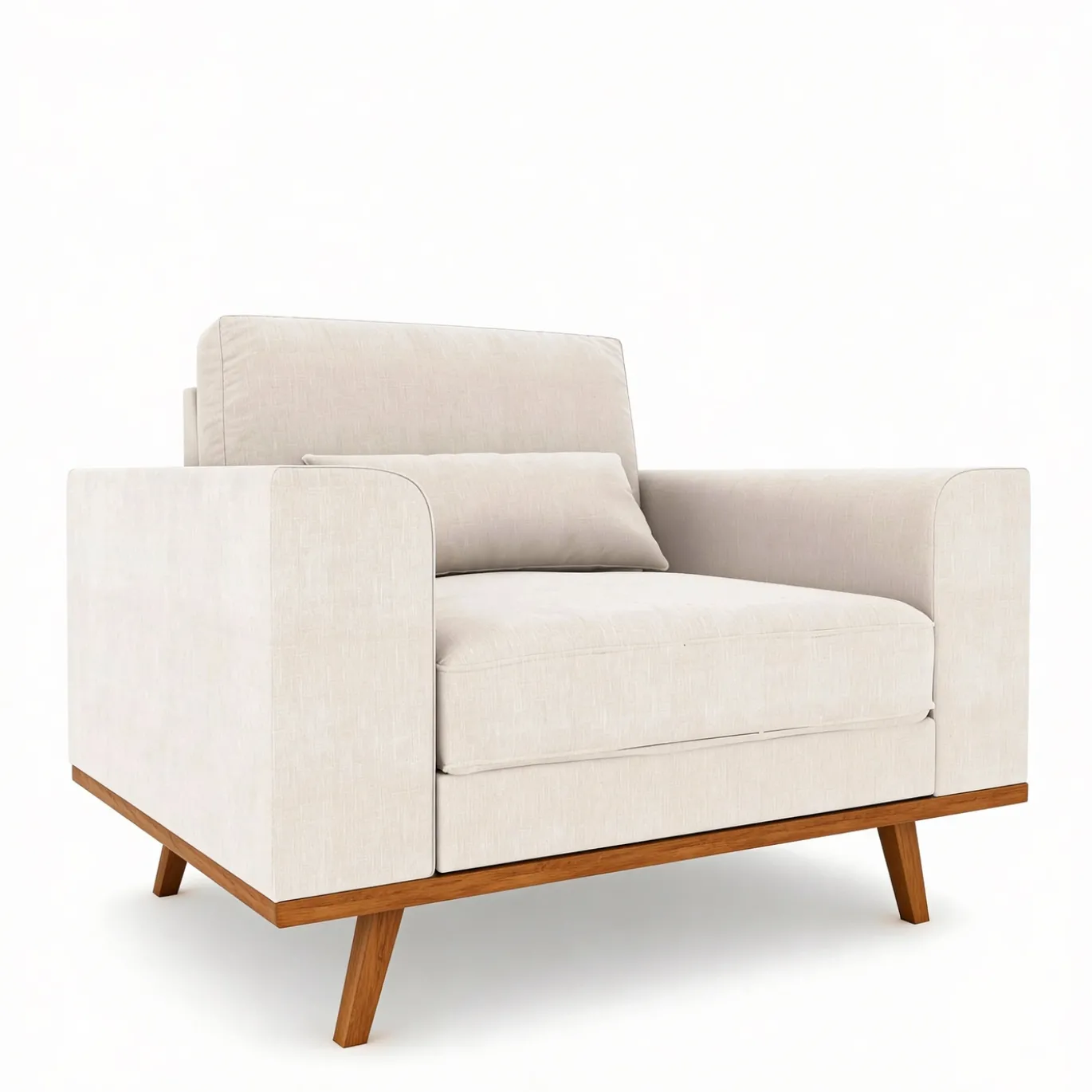 Fauteuil Grande Japandi Beige - Giga Meubel